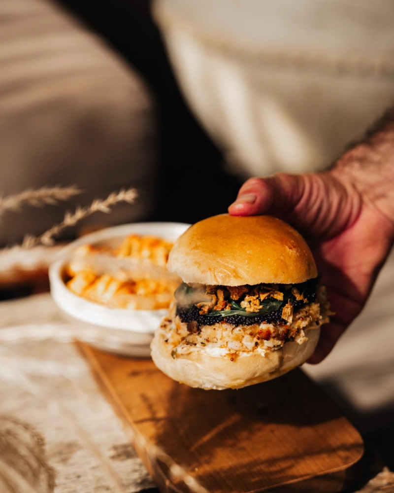 Burger camarão
